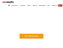 Tablet Screenshot of ez-results.ca